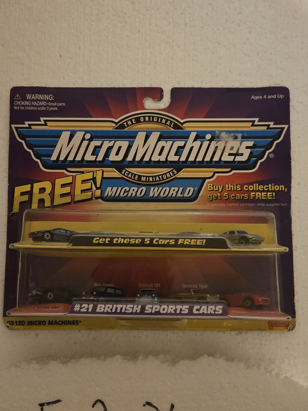 Micro Machines #21 British Sports Cars - Purple Pack